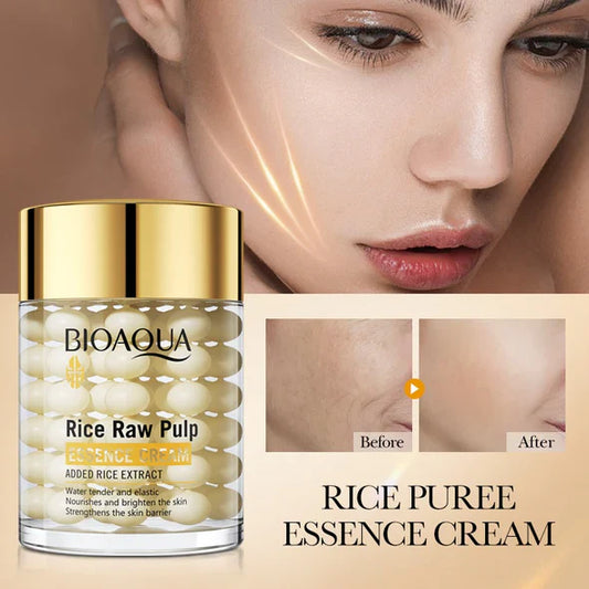 BIOAQUA Rice Raw Pulp Nourishes Brighten Cream