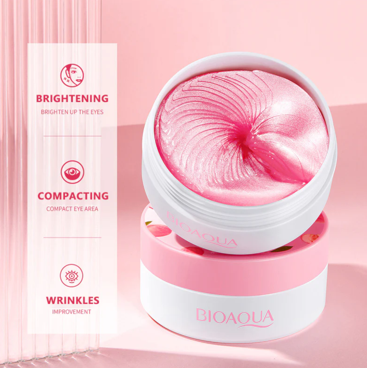 BIOAQUA Peach Hexapeptide Eye Masks