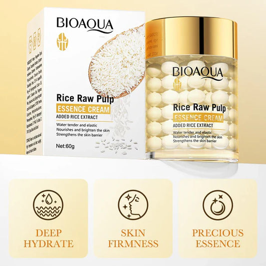 BIOAQUA Rice Raw Pulp Nourishes Brighten Cream